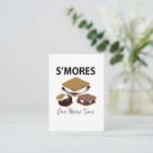 Smores S moresデザートもう一度追加 名刺 (スタンド正面)