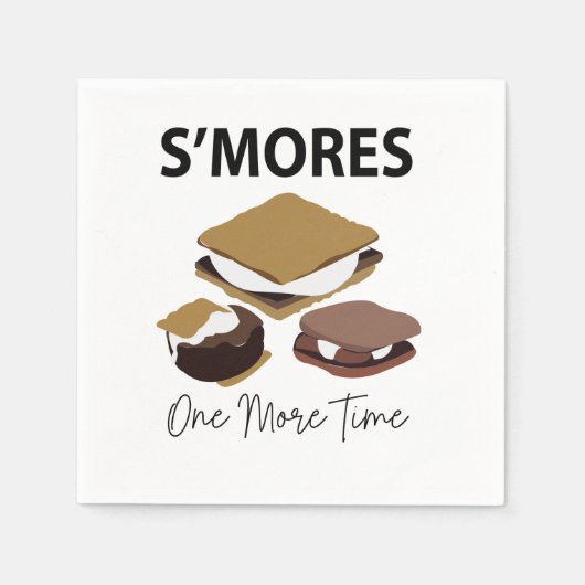 Smores S moresデザートもう1回もっとパーティー スタンダードカクテルナプキン (正面)