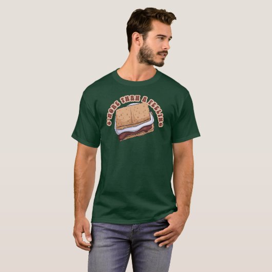 S'mores Than A's 感じ Food Pun Tシャツ (正面フル)
