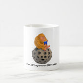 SMP Bigfoot on the Moon mug コーヒーマグカップ (中央)