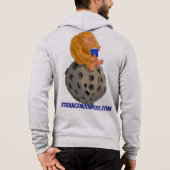 SMP LLC bigfoot on the moon hoodie パーカ (裏面)