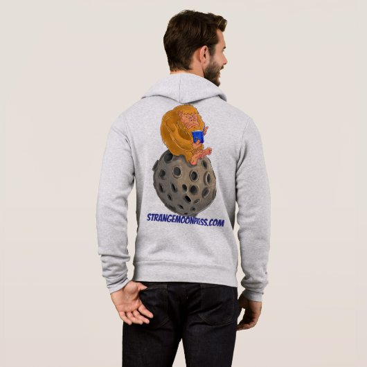 SMP LLC bigfoot on the moon hoodie パーカ (裏面フル)