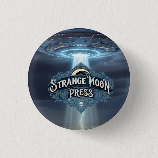 SMP LLC button - UFO logo 缶バッジ (正面)