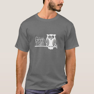 SMPSの緑のチームフクロウのデザイン Tシャツ