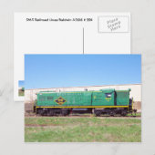 SMS鉄道線Baldwin AS616 # 554 ポストカード (正面/裏面)