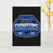 Smu Mustangs Acc Champs 2025 Men's Soccer _1  カード (黄色い花)