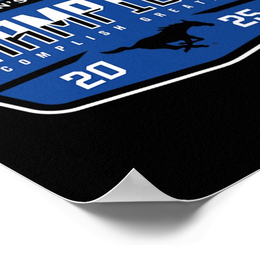 Smu Mustangs Acc Champs 2025 Men's Soccer _1  ポスター (角)