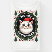 Smudge Cat クリスマスセーター (1) 横断幕 (縦)