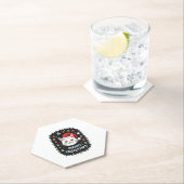 Smudge Cat Ugly Christmas Sweater  (2) ペーパーコースター (インサイチュ)