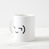 Smug絵文字‿家茂日本の寺 コーヒーマグカップ (正面左)