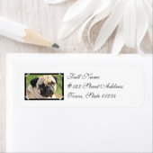 Smug Pug宛名ラベル ラベル (インサイチュ)