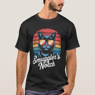 Smugglers’ Notch Retro Ski Resort Cat T-Shirt Tシャツ
