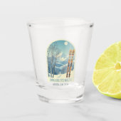 Smugglers Notch Vermont  Shot glass ショットグラス (正面)