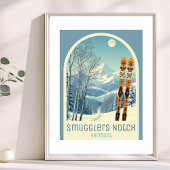 Smugglers Notch Vermont ski resort  ポスター
