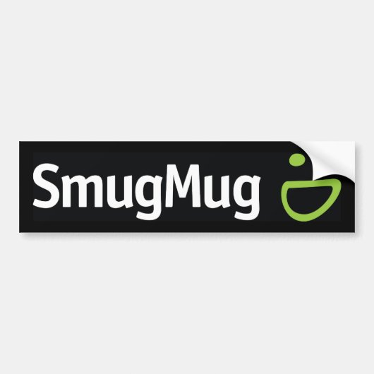 SmugMugのバンパーステッカー バンパーステッカー (正面)