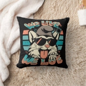 Smurf Cat - We Live We Love クッション (ブランケット)