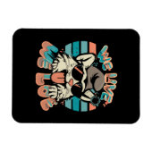 Smurf Cat - We Live We Love マグネット (横)