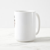 Smush Face Big Drama Funny French Bulldog Design コーヒーマグカップ (正面右)