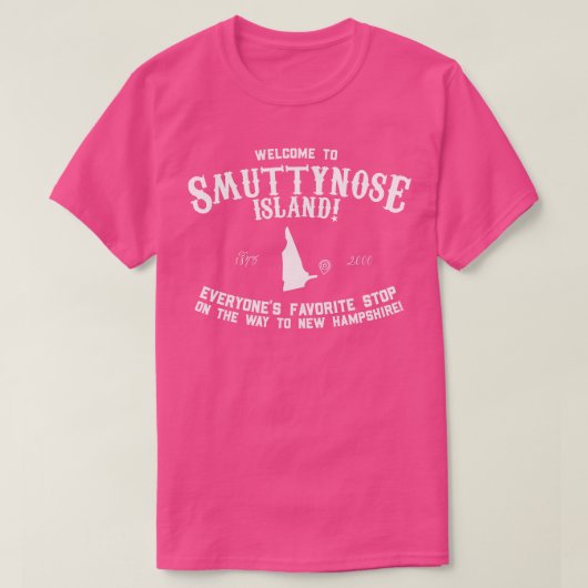 Smuttynose島へようこそ Tシャツ (デザイン正面)
