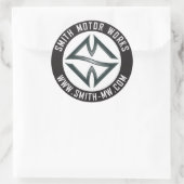 SMWラウンドデカール ラウンドシール (バッグ)