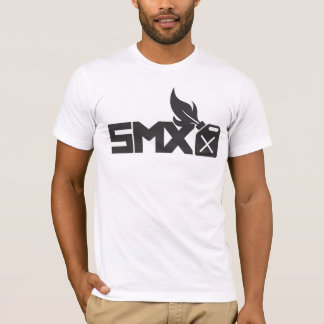SMXのロゴの白 Tシャツ