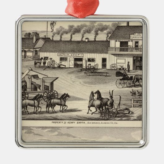 Smythのアダムスの特性 メタルオーナメント (正面)