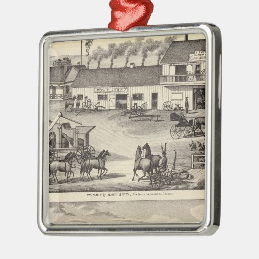 Smythのアダムスの特性 メタルオーナメント (左)