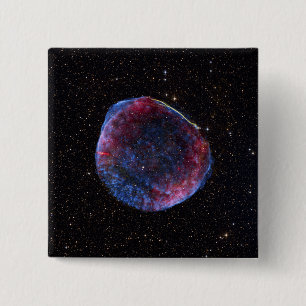 SN1006超新星レマンの合成画像 缶バッジ