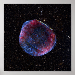SN1006超新星領域の合成画像 ポスター