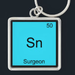 Sn - Surgeon Funny Chemistry Element Symbol Tee キーホルダー<br><div class="desc">Sn is for Surgeon
Support the science of chemistry while making others laugh with this line of products that take the chemical symbol from the periodic table that you're used to and give them another meaning altogether.</div>
