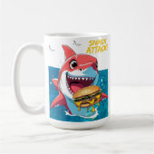Snack Attack Shark Mug コーヒーマグカップ (左)