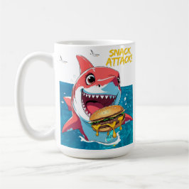 Snack Attack Shark Mug コーヒーマグカップ
