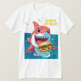 Snack Attack Shark Tシャツ