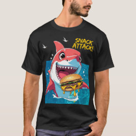 Snack Attack Shark Tシャツ