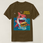Snack Attack Shark Tシャツ (デザイン正面)