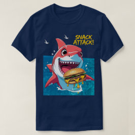 Snack Attack Shark Tシャツ