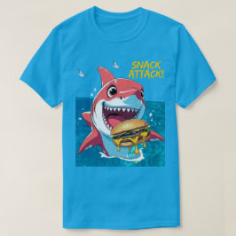 Snack Attack Shark Tシャツ