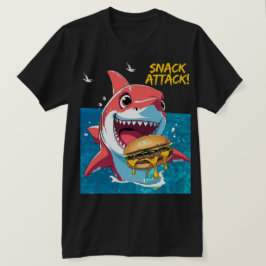 Snack Attack Shark Tシャツ