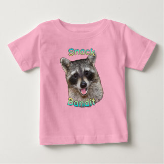 Snack Bandit Funny Raccoon Toddler T-Shirt – Cute  ベビーTシャツ
