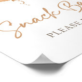 Snack Bar Food Teddy Bear Balloon Birthday  ポスター (角)