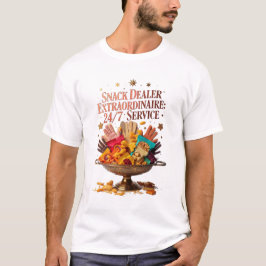 Snack Dealer Extraordinaire Tee | 24/7 Service Fun Tシャツ