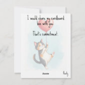 💘🐈Snack Dispenser of My Heart シーズンカード (裏面)