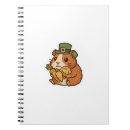 Snack Lover Guinea Pig St.Patrick's Day ノートブック
