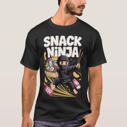 Snack Ninja – Angriff der Leckereien Tシャツ (正面)