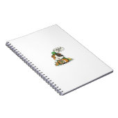 Snack Thief Guinea Pig St.Patrick's Day ノートブック (右側)