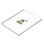 Snack Thief Guinea Pig St.Patrick's Day ノートブック (左側)