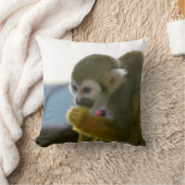 Snackingリスザル クッション (ブランケット)