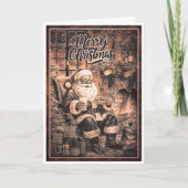 Snacking Santa カード (正面)