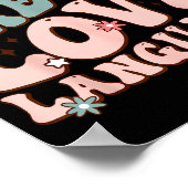 Snacks Are My Love Language Valentine Day Kids Boy ポスター (角)