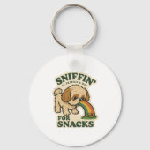 Snacks Sniffer Shih Tzu St.Patrick's Day キーホルダー (裏面)